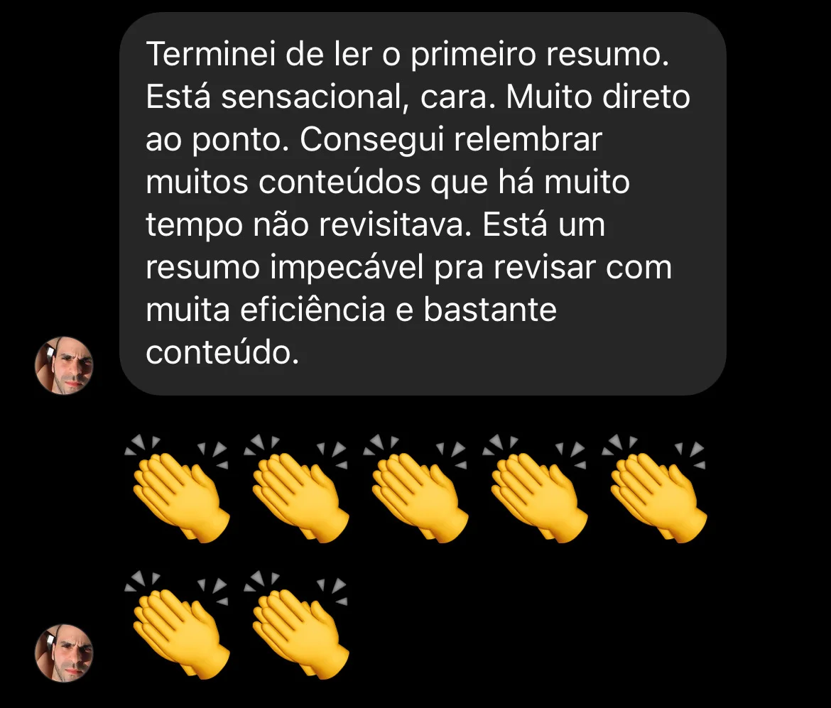 Aprovação de aluno do Método CERRADO 4